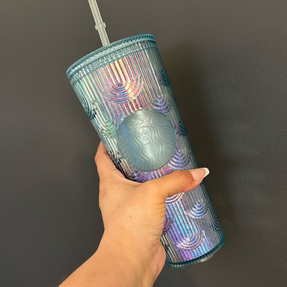 Brand new Starbucks iridescent mermaid scales 24 oz tumbler